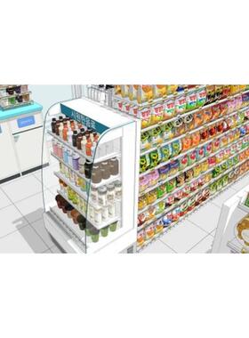 【Acon3d】便利店内部和外部