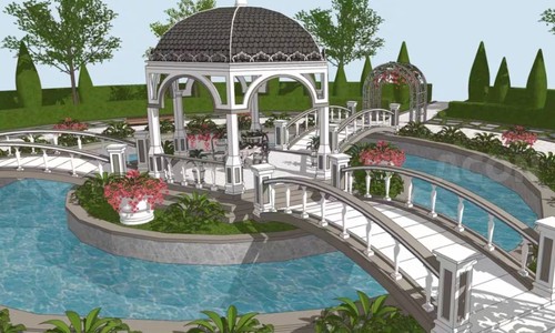 【acon3d】小花园茶会 可直拍