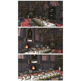 su草图大师 魔王 宫殿 城堡 亡灵马车 餐厅 宴会厅 寝宫