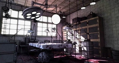 【acon3d】验尸室内部01 包含普通版和血迹版，共两个文件