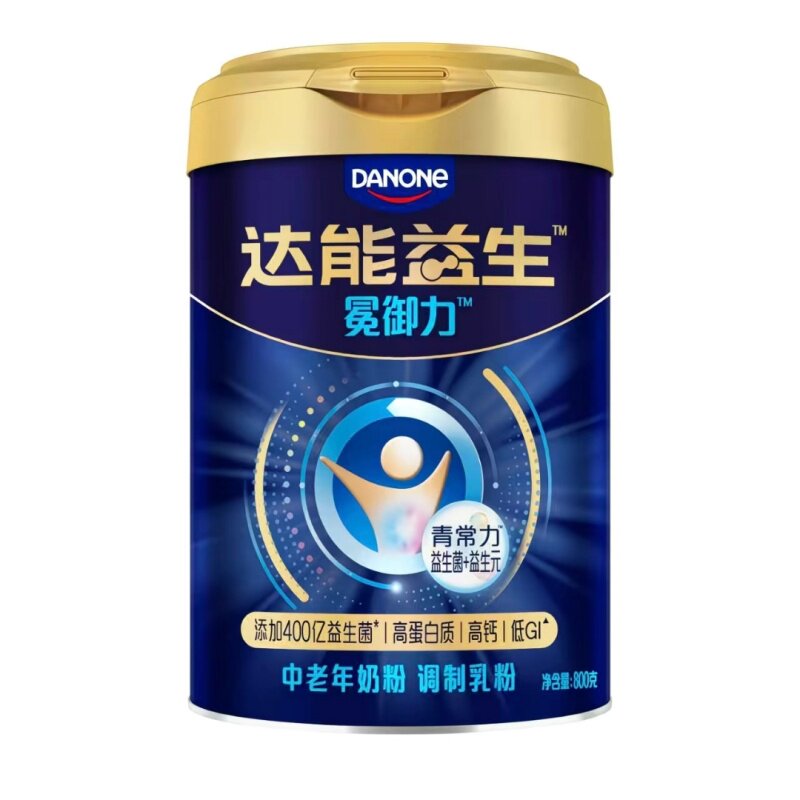 达能益生冕御力中老年奶粉青常力益生组合益生菌奶粉800克
