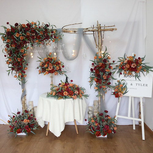 婚礼舞台布景素材模板 婚礼舞台布景图片下载 小麦优选