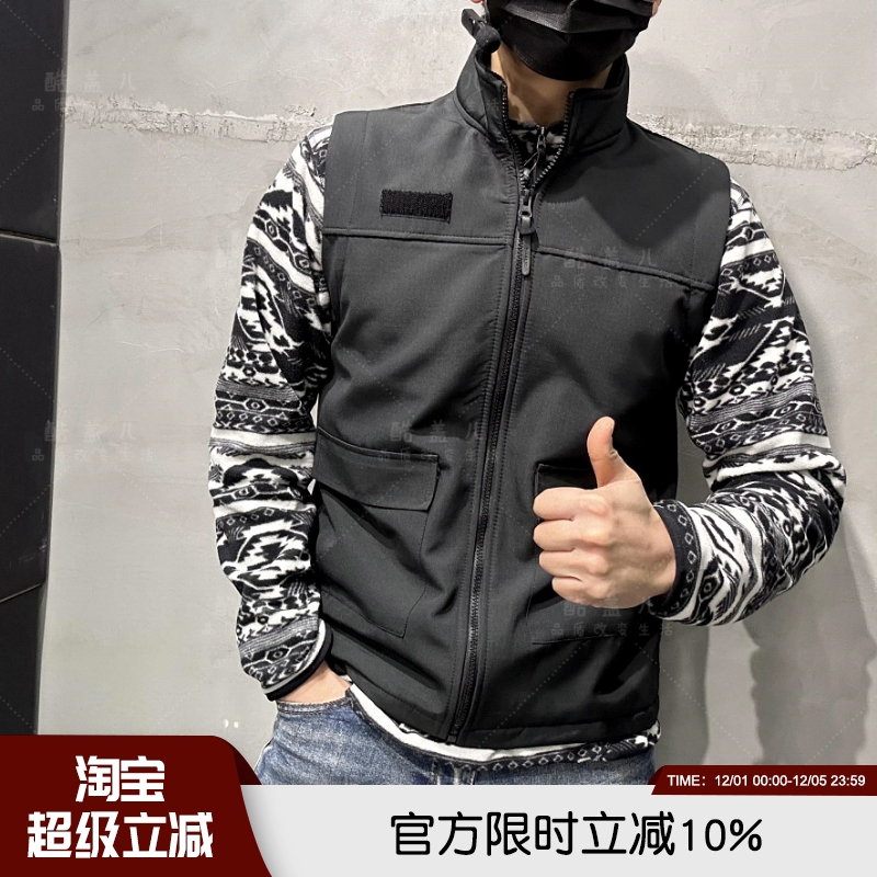 保暖高端立领男女情侣马甲背心