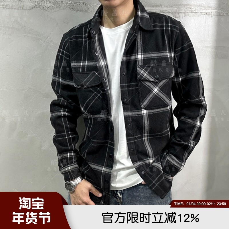 巴西单高端秋冬男女情侣加绒防风保暖休闲舒适透气时尚百搭衬衫潮,男装,衬衫,淘宝优惠券,粉丝福利购,淘宝优惠卷