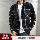 巴西单高端秋冬男女情侣加绒防风保暖休闲舒适透气时尚 百搭衬衫 潮