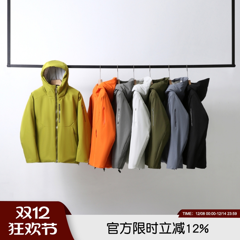 通勤加厚保暖防风雨连帽棉服棉衣