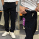 商务休闲裤 弹力透气简约直筒裤 抽拉腰设计高端秋冬男士 镇店牛裤