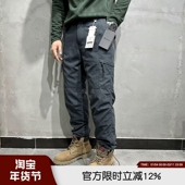 长裤 城市战术裤 休闲裤 直筒裤 加绒加厚秋冬男女情侣多口袋工装 裤