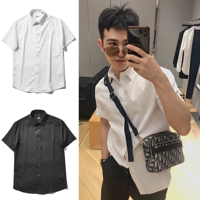 桑蚕丝兰精莫代尔高奢男衬衫