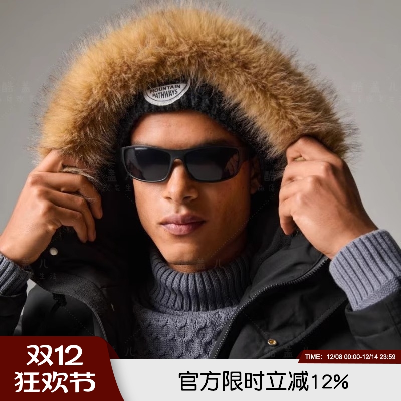 爱斯基摩中长款派克服棉衣