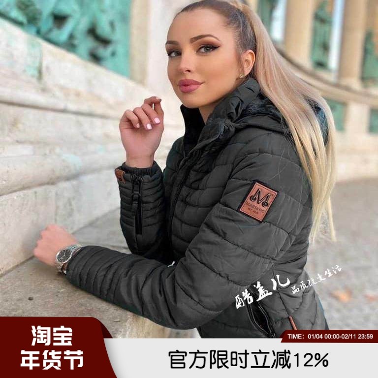 女装猛货 德系重工 高端春季女士加绒保暖可脱卸连帽保暖棉衣棉服,男装,棉衣,淘宝优惠券,粉丝福利购,淘宝优惠卷