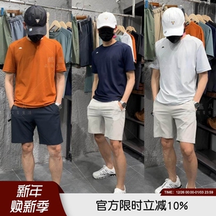 高端夏季 运动休闲百搭套装 男女情侣短裤 T恤时尚 潮 短袖 意大利轻奢