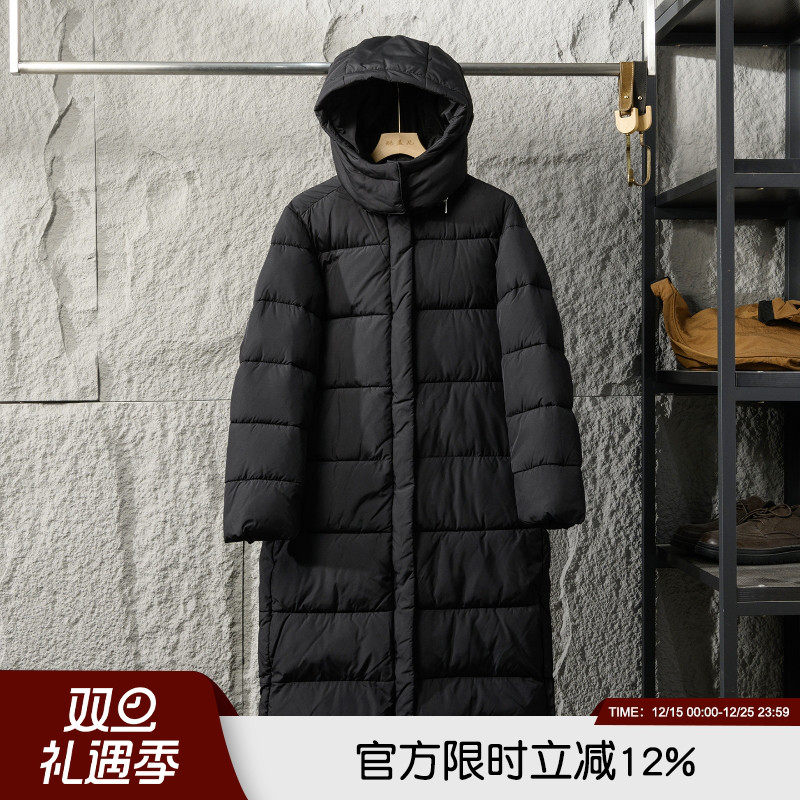 欧单猛货！一件过冬！秋冬男士高端加棉加厚防风保暖长款过膝棉服