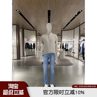 POLO衫 牛货 高端休闲针织翻领短袖 轻奢三维提花80S精梳棉夏季 男装