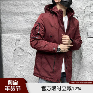 重工神货!高端秋冬男士加厚保暖防风燕尾派克服棉服棉衣大码外套