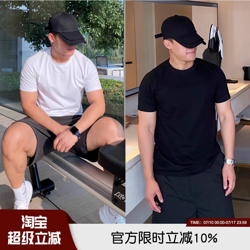 时尚休闲运动短袖T恤短裤男套装