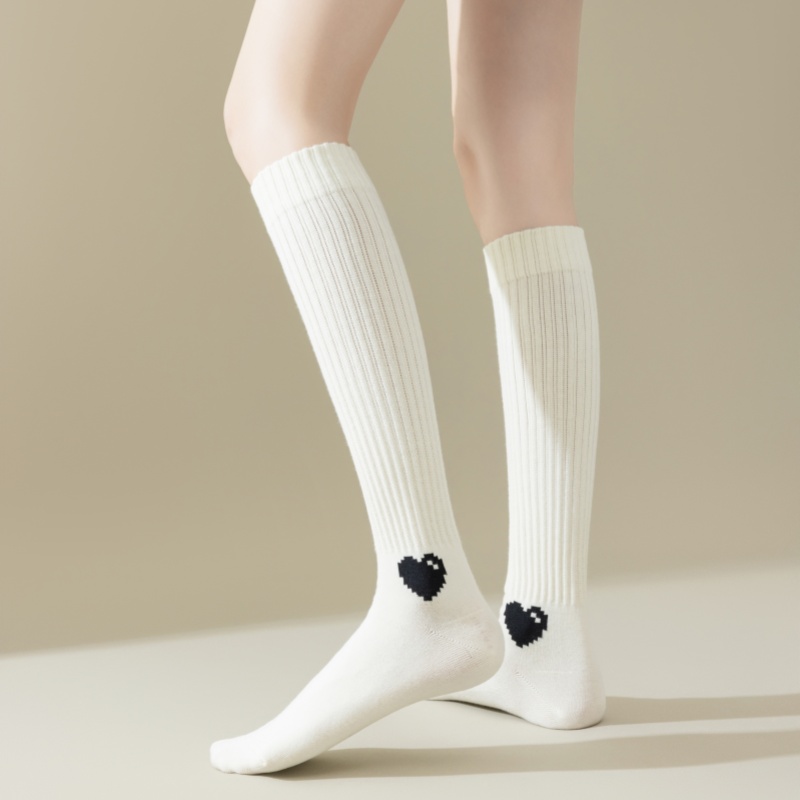 高筒美腿塑性棉甜美显瘦小腿袜