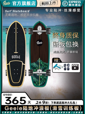 geele枫木陆地冲浪板s6训练板