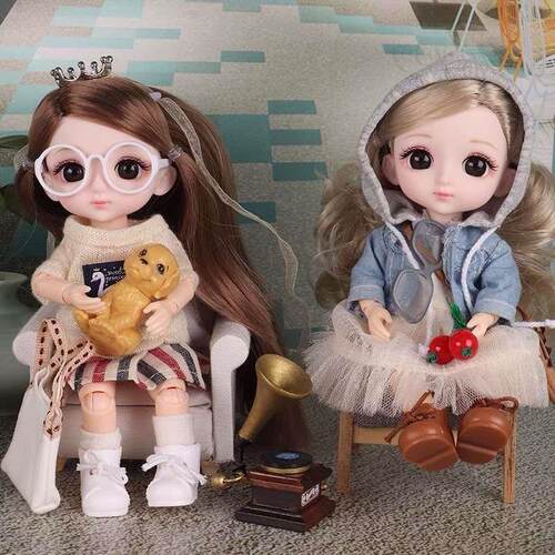 Goliath New 16CM Doll suit Gift Dressup JD Doll 14 Joint Gi