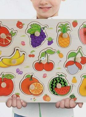 3D Puzzles Wooden Learning Toys for Kids Alphabet Animal