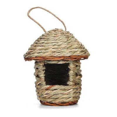 New Bird House,Grass Woven For Outdoors Hanging, Natural