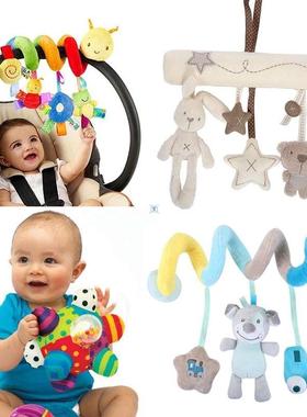 Soft Infant Crib Bed Stroller Toy Spiral Baby Toy For Newbor