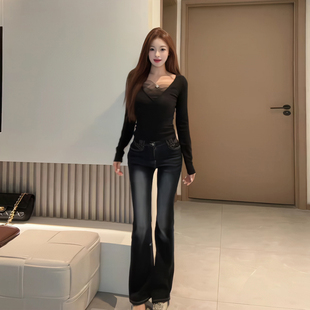 现货!淡颜芭蕾高段位颜值!软到心尖尖上的权威美网纱领上衣修身