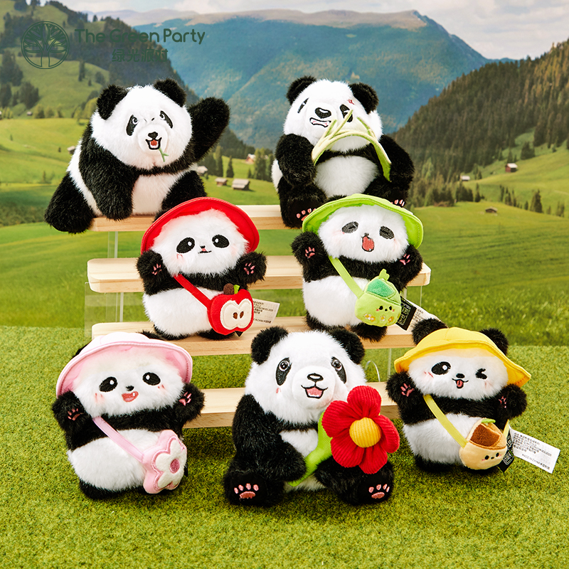 墨蓝熊猫挂件TheGreenParty