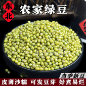 东北小绿豆农家薄皮发豆芽专用夏天熬绿豆汤粥做豆沙五谷杂粮500g