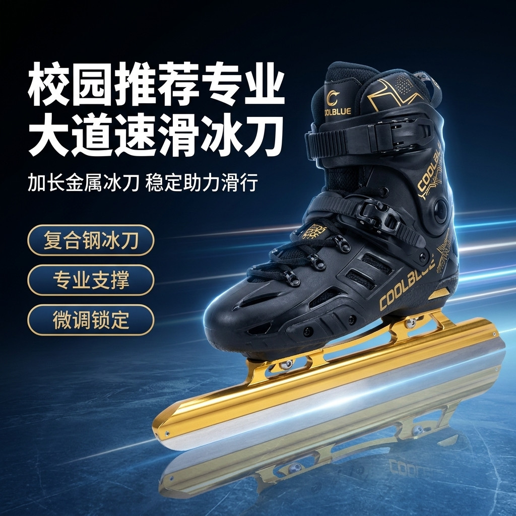 成人速滑冰刀鞋开心兵团图片
