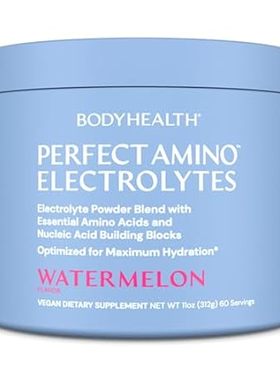 BodyHealth PerfectAmino Electrolytes Powder， Hydration Po