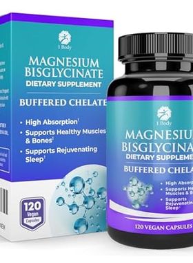 1 Body Magnesium Bisglycinate - 100% Chelated - Maximum A