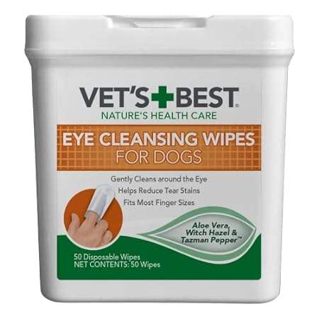 Vet’s Best Eye Cleansing Wipes for Dogs - Tear Stain Remo