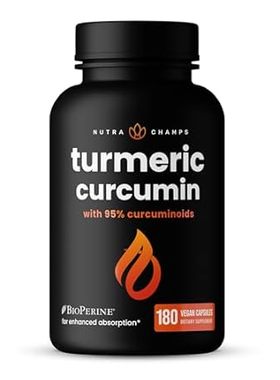 Turmeric Curcumin with Black Pepper Extract 1500mg | 95%