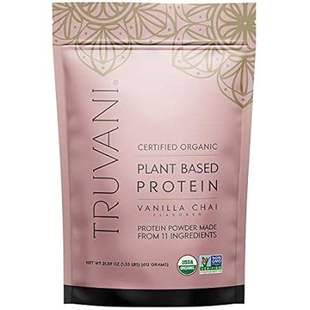 Truvani Organic Vegan Protein Powder Vanilla Chai - 20g o