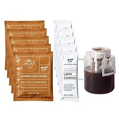 Copper Cow Coffee Vietnamese Pour Over Coffee Filters wit