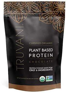 Truvani Organic Vegan Protein Powder Chocolate - 670g of