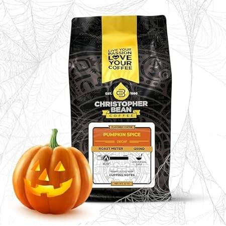 Christopher Bean Coffee Pumpkin Spice Coffee, Decaf | Fla