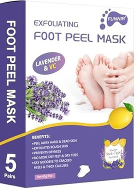Foot Peel Mask (5 Pairs) Exfoliant for Peeling Off Callus