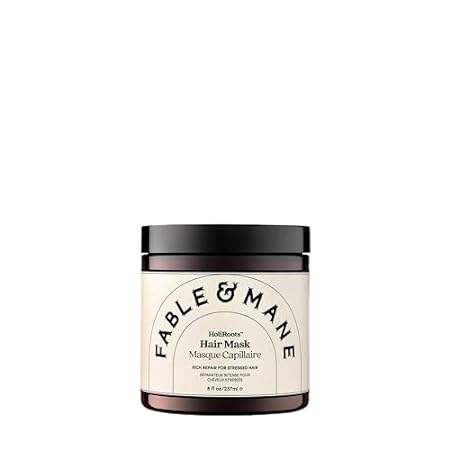 Fable and Mane HoliRoots Hair Mask， Hydrating Hair Mask f