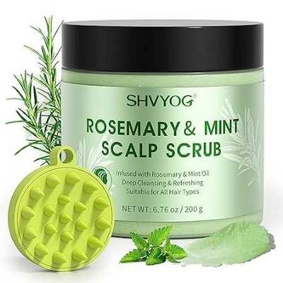 SHVYOG Scalp Scrub， Rosemary Scalp Exfoliator， Scalp Exfo