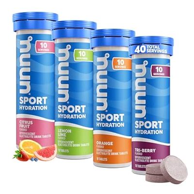 Nuun Sport: Electrolyte-Rich Sports Drink Tablets， Citrus