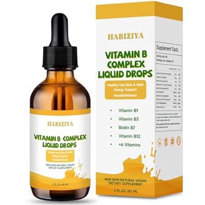 Vitamin B Complex Liquid Drops B Vitamins Complex Supplem
