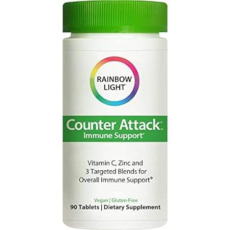 Rainbow Light Counter Attack Immune Support， Dietary Supp