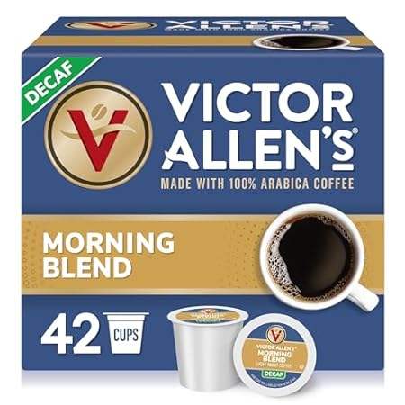 Victor Allen's Coffee Decaf Morning Blend, Light Roast, 4
