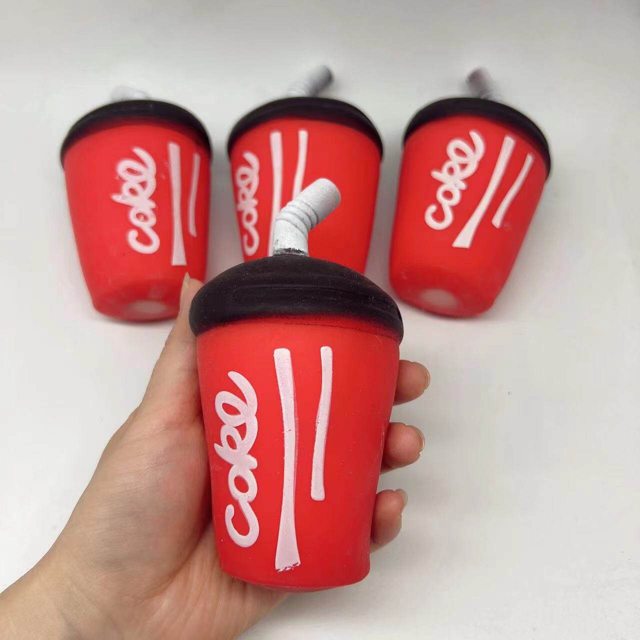 squishy cola fidget toys squeezy stress ball肯德基可乐捏捏乐