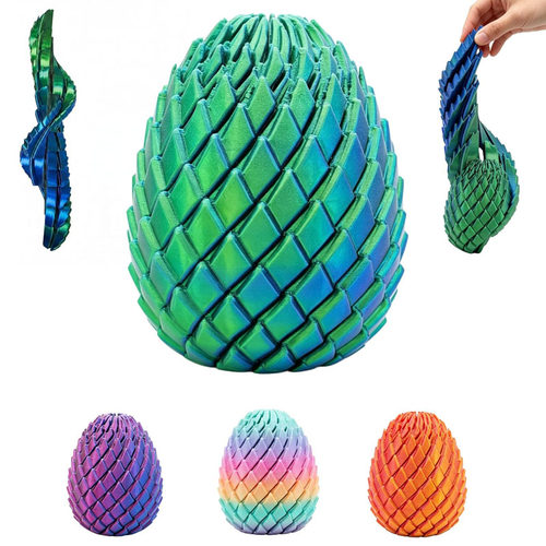 3d打印史莱姆扭扭蛋龙鳞蛋解压