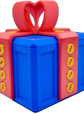 Annoying Gift Box 3d toys funny gag prank case with screws