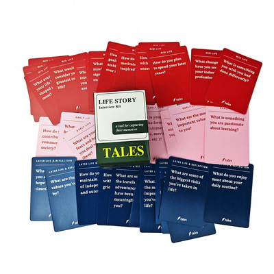 生活故事访谈人生游戏卡牌