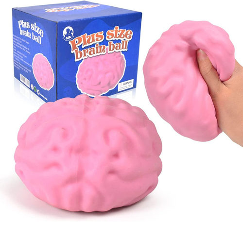 a brain toy Squishy Squeeze Ball Stress Relief Fun Fidget脑